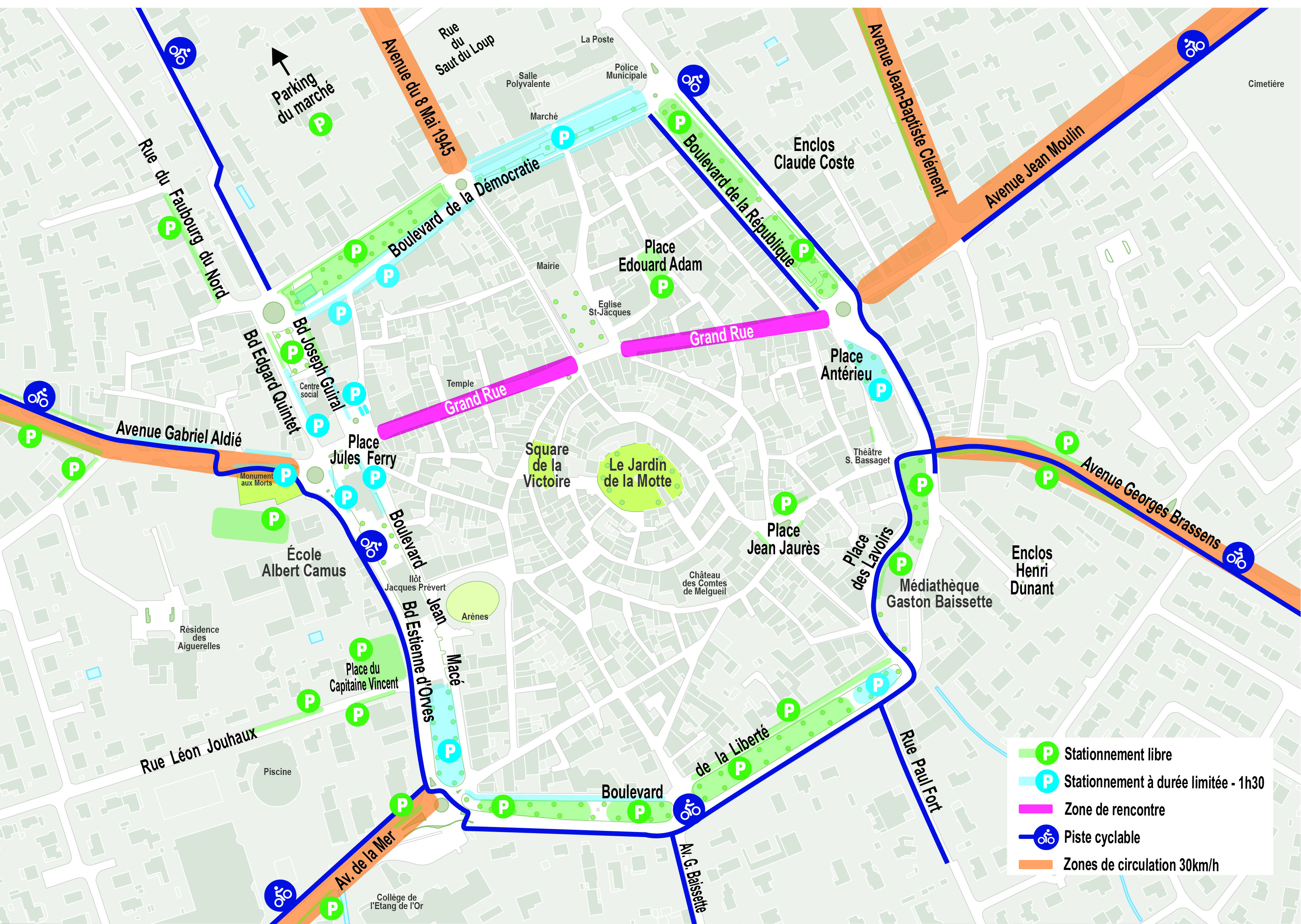 PLAN STATIONNEMENT MAUGUIO