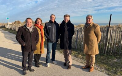 Le Préfet et la Présidente du Conservatoire du Littoral en visite à Carnon