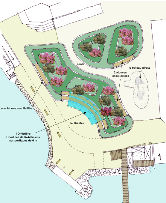 plan jardin des dunes
