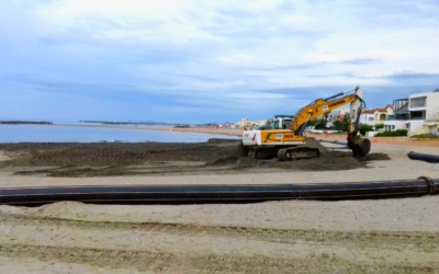 Opération de Dragage à Carnon