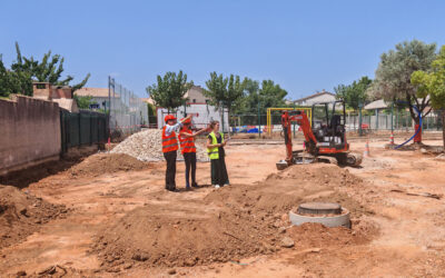 Travaux de renaturation à l’école Jean Monnet