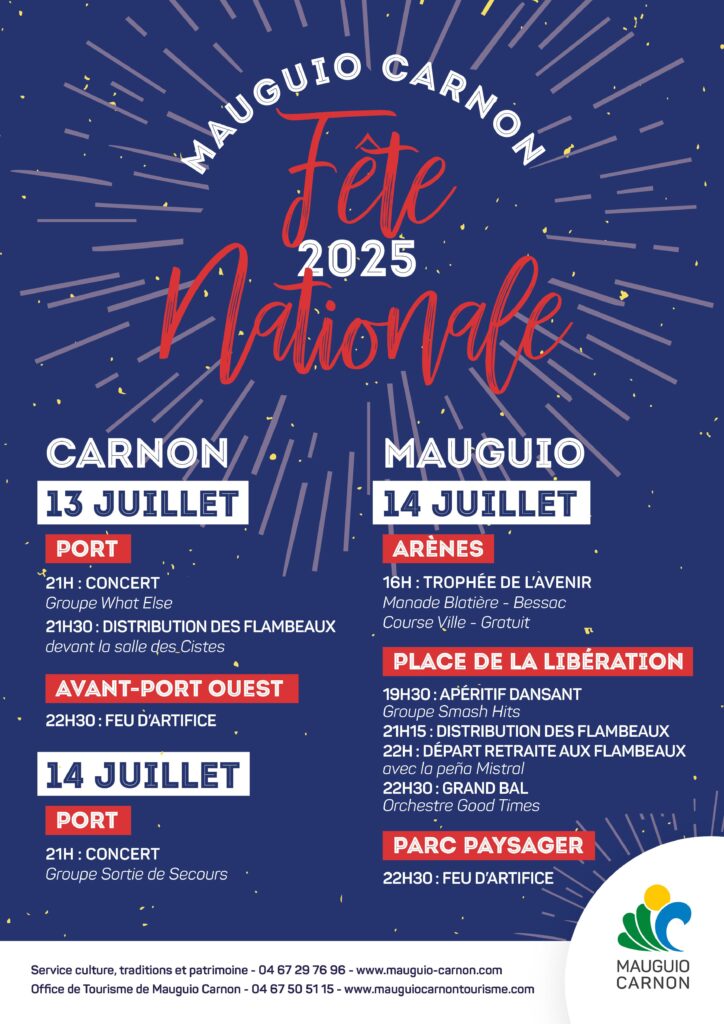 Fête Nationale - Mairie de Mauguio Carnon