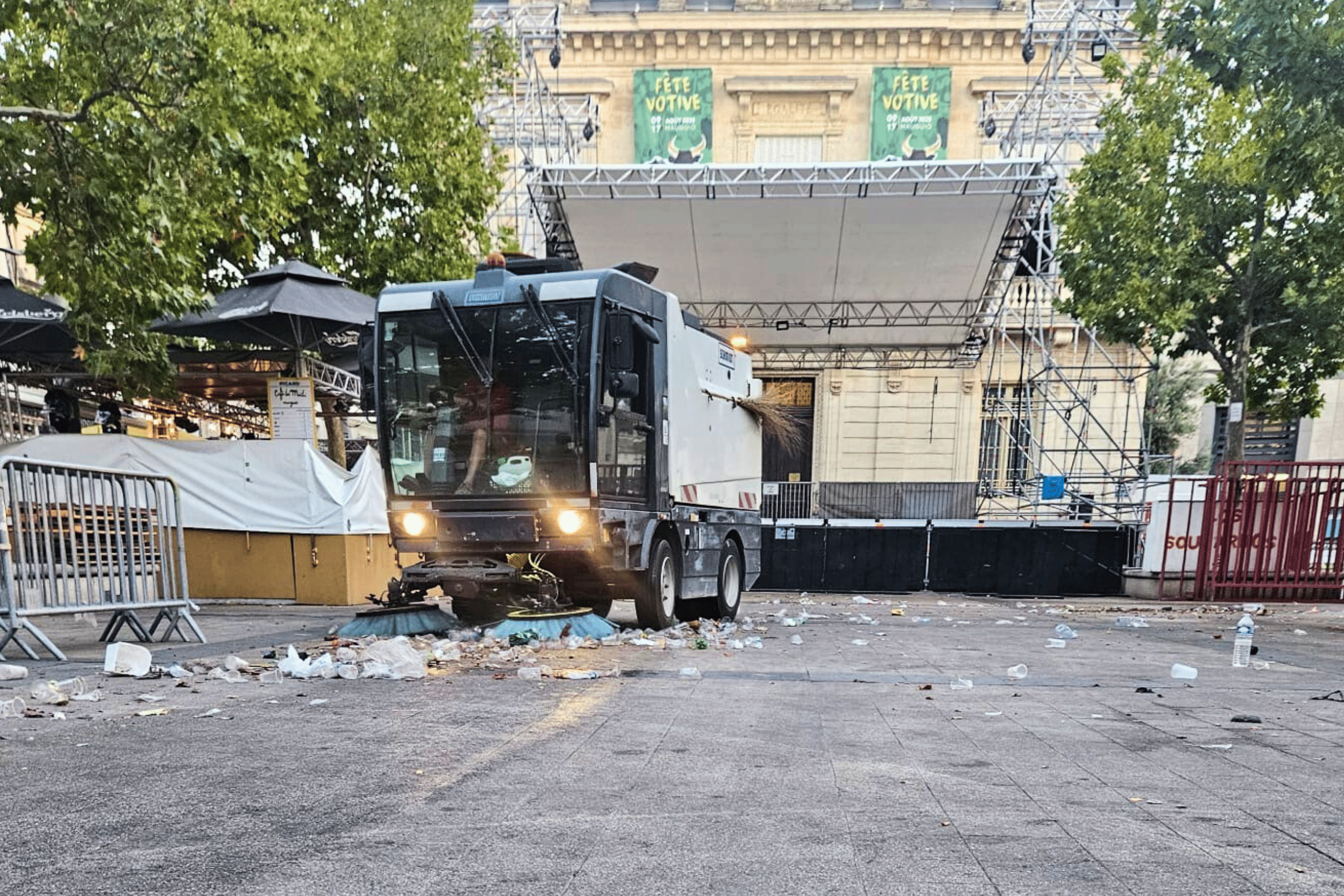 propreté fête