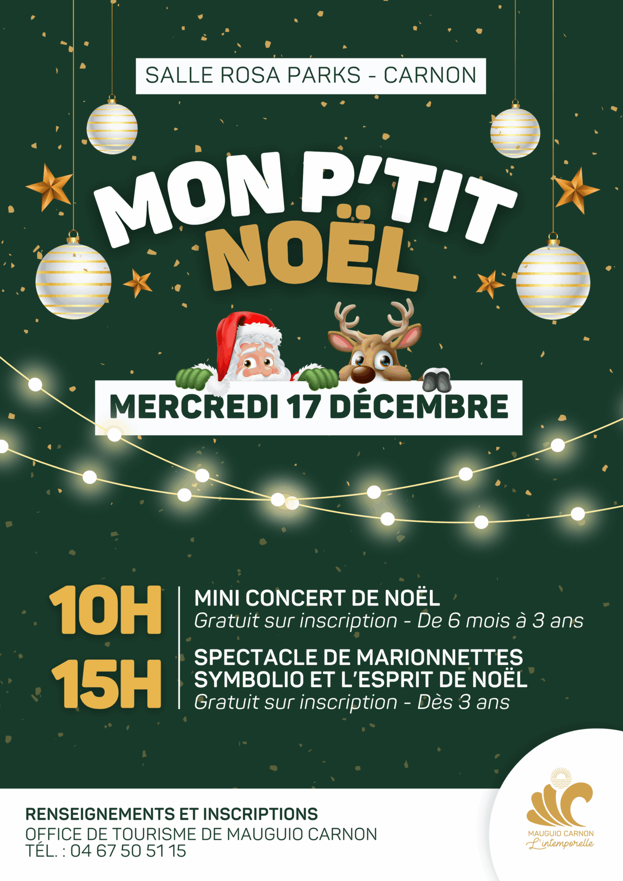 Mon P'tit Noël - Mairie de Mauguio Carnon