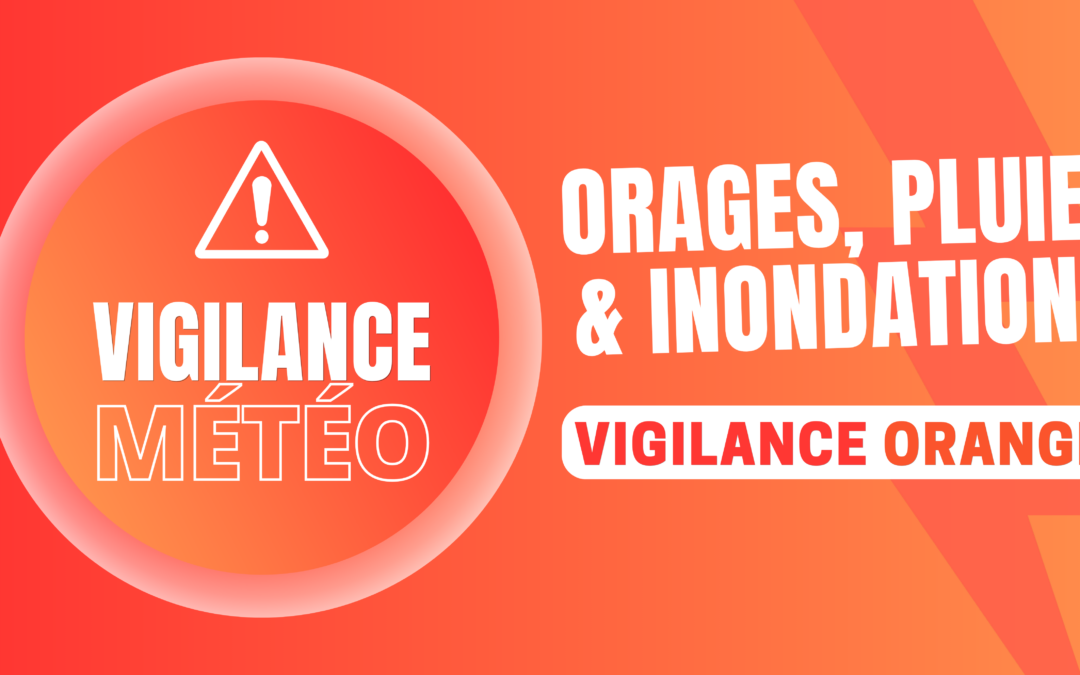 Vigilance Orange – Orages Pluie & Inondation